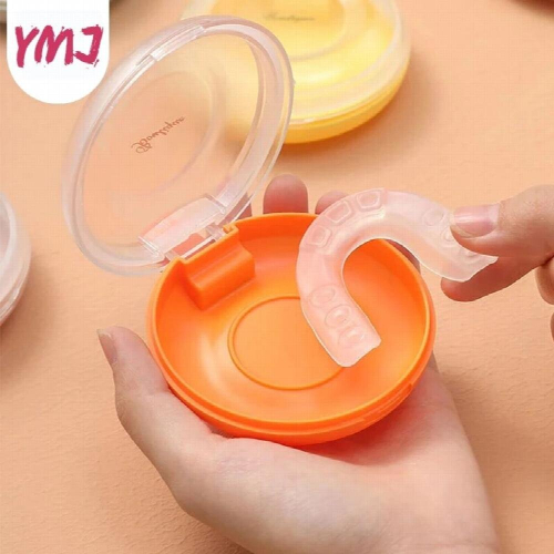 Braces Box Bath Organizer Dental False Teeth Storage Box with Hanging Net Container Cleaning Teeth Cases Artificial Tooth Boxes 2