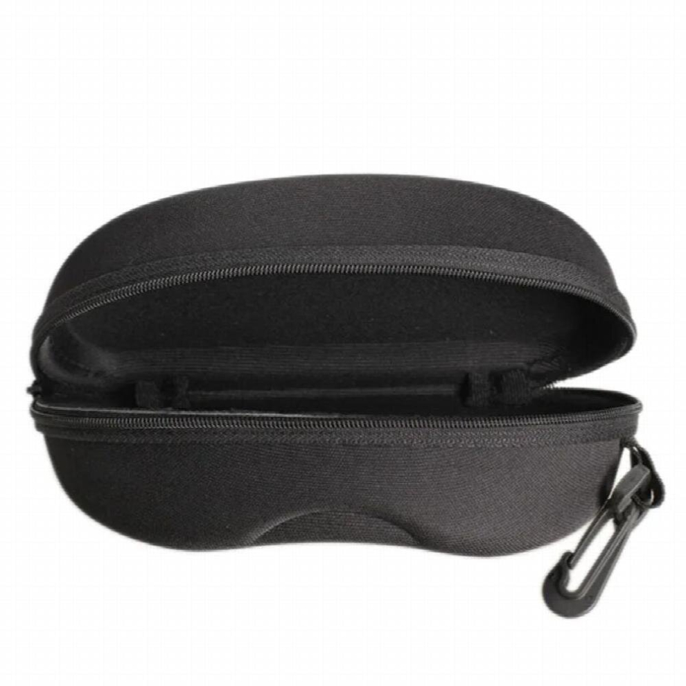 Zipper Sunglasses Hard Case Eye Glasses Protector Portable Container Box MU8669