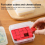 2Pcs Kitchen Cheese Storage Container with Lid and Cheese Board Server Crisper Transparent Plastic Storage Container 7
