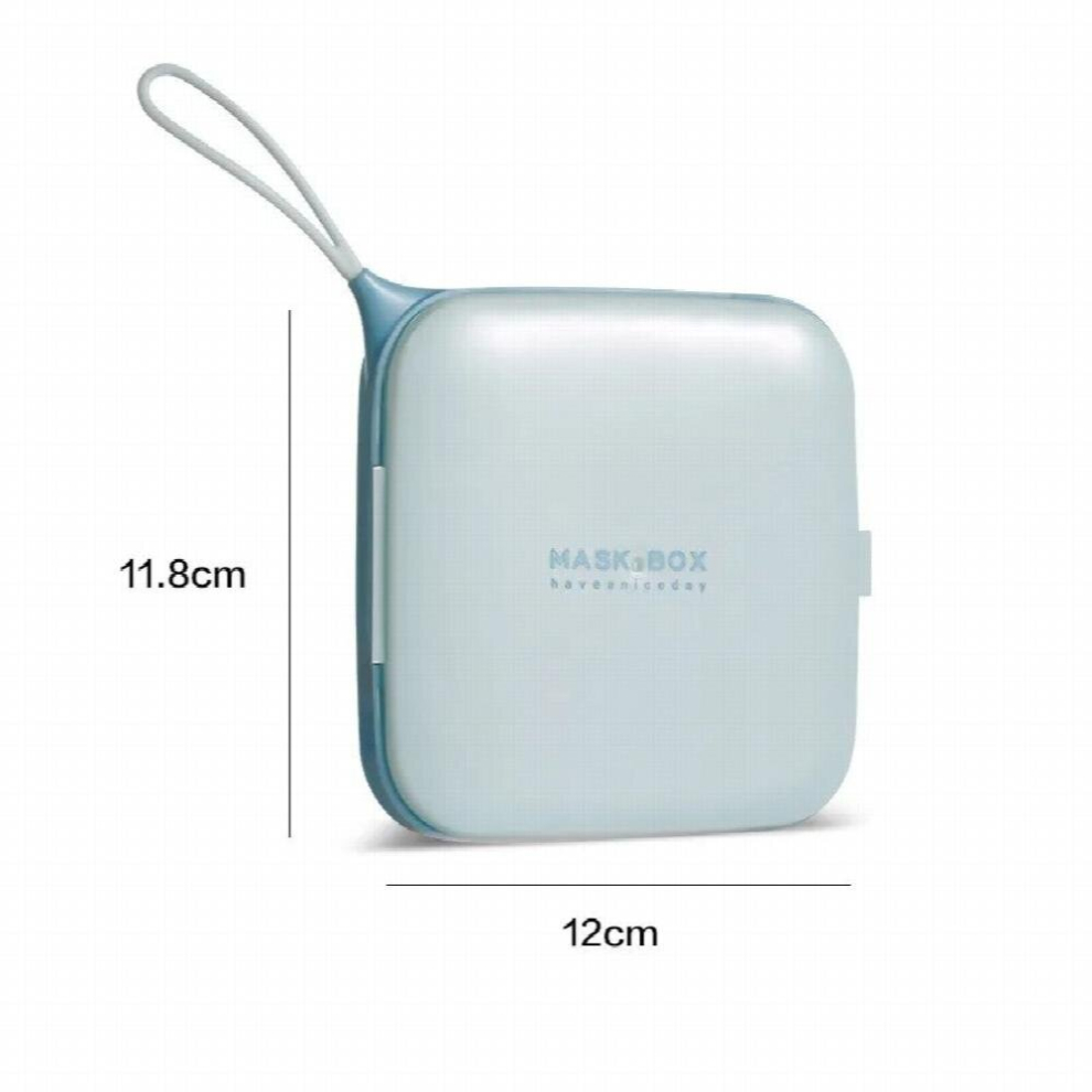 1Pcs Disposable Portable Mask Storage Case Mask Holder Save Mask Box Face Mask Container Mask Organizer Box Surgical Mask Gy 885666812408
