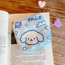 Sanitary Napkin Storage Bag Home Gadgets Things Cartoon Organizer High Capacity Girl Heart Portable