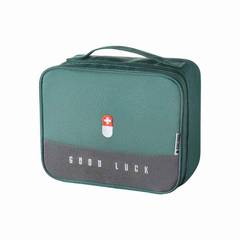 Multicoloured Thickened Layered Medicine Box Large-Capacity Family Portable Medicine Box Storage Bag Box Fabric Multifunctional First Aid Kit