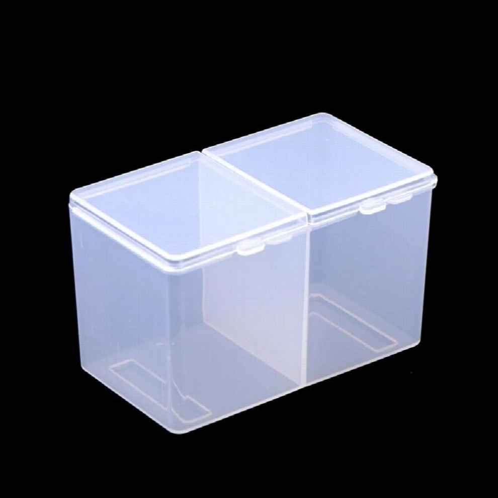 Multicoloured 1Pc Empty Grids Portable Storage Case Wipe Pads Cotton Swab Rods Container Makeup Tools Container
