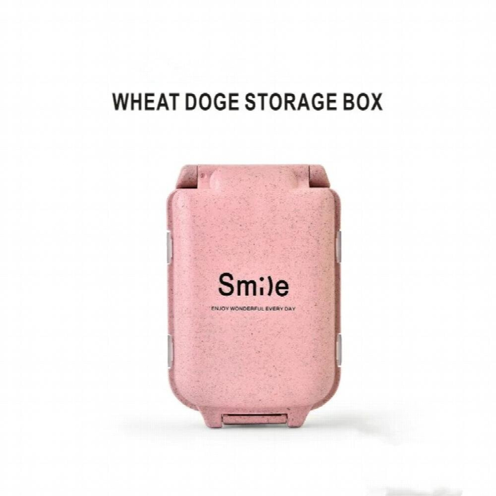 listing 6.5x10x3.5cm compartment travel kit straws pills medicine separation storage care tools