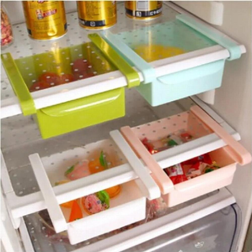 Refrigerator Storage Box Fresh Spacer Layer Storage Rack Drawer Sort Kitchen Accessories Hanging Organizer 1