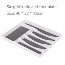 Drawer Fork Plate Tableware Storage Box Large Capacity Plastic Storage Partition Tray