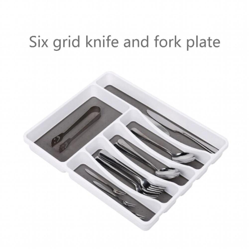 Drawer Fork Plate Tableware Storage Box Large Capacity Plastic Storage Partition Tray 1
