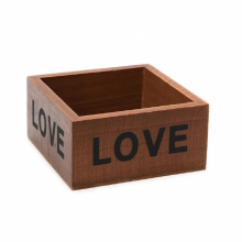 Square Wooden Succulent Plant Flower Bed Pot Box Garden Planter Home Storage