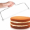 Double Line Cake Cut Slicer Adjustable Stainless Steel Device Cake Decorating Mold DIY Bakeware Kitchen Cooking Tool 4