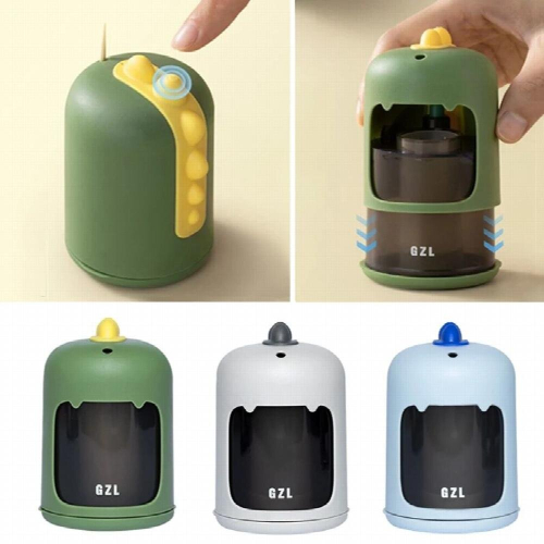 Automatic Toothpick Boxes Holder Creative Small Dinosaur Toothpick Container Household Table Toothpick Storage Boxes Container 1