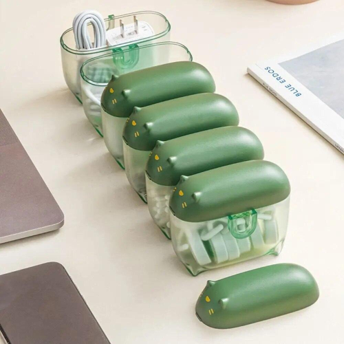 Arrangement Line Accessory Cable Winder Organizer Data cable storage box Cable Protector Drawer Divider Organization 1