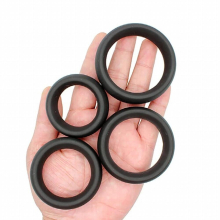 4 PCS/Set Elastic Penis Ring Sex Toys for Men Male Masturbator Cock Ring Delay Ejaculation Dildo Extender Adult Product Sex Shop
