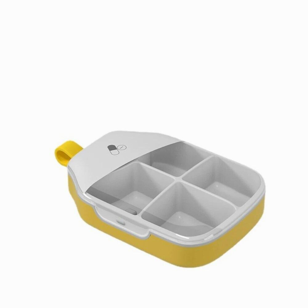 Multicoloured Portable Medicine Box Portable Medicine Pill Dispensing Box Creative Compartment Plastic Sealed Moisture-Proof Small Pill Box