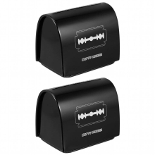 Disposalcontainer Case Box Storage Bankfor Dispenser Safety Travel Holder Garbage Cans Men Disposable Barber Squaredouble