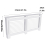 (XL) 91cm High Radiator Cover Heating Cabinet White 4