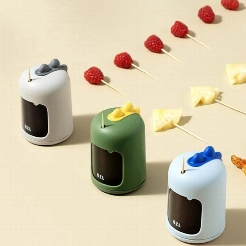 Creative Toothpick Box Press Automatic -up Toothpick Dispenser Storage Box Home Kitchen Toothpick Storage Tool 2