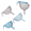 3pc Funnel Set Plastic Pouring Liquids Tool Kitchen Nested Funnels 1