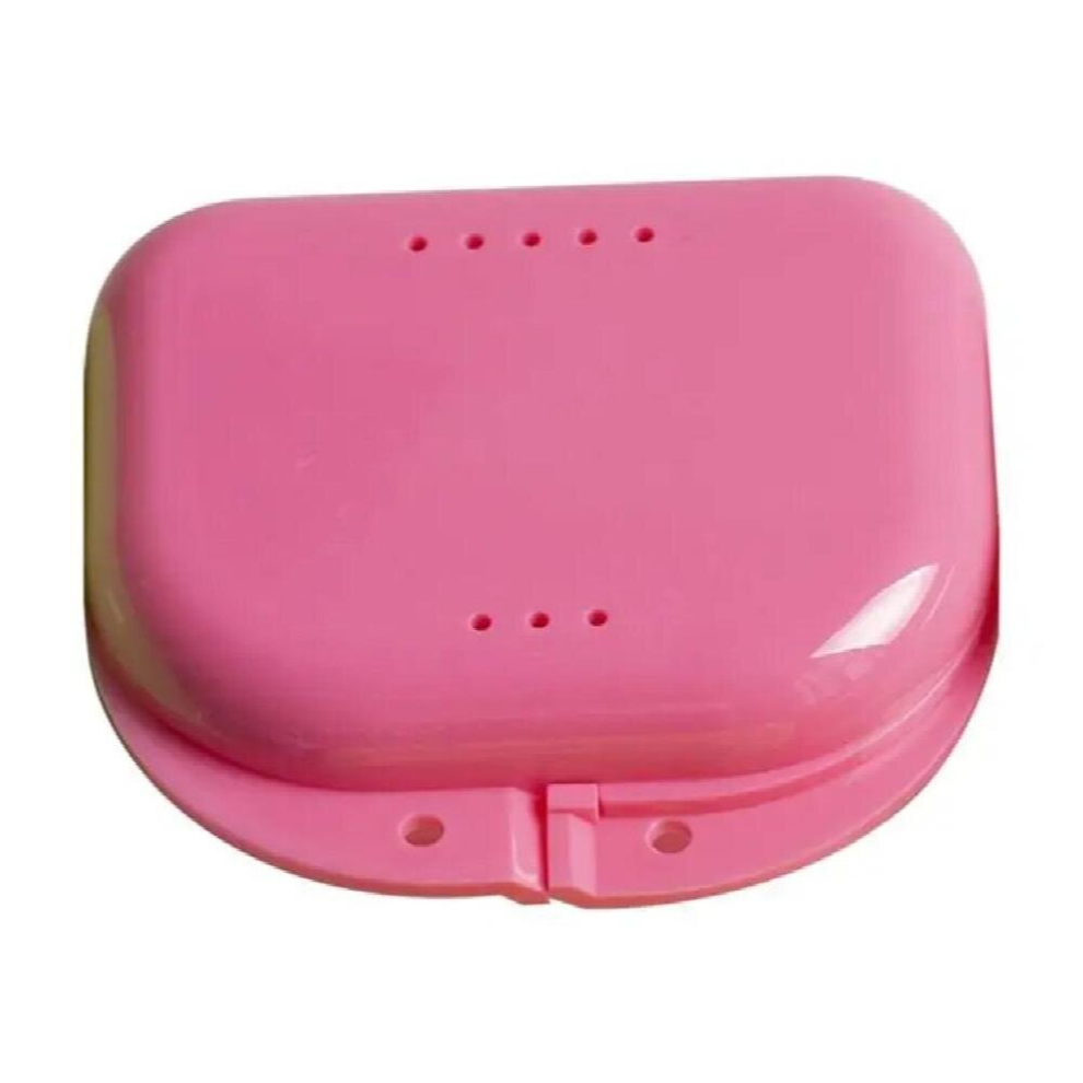 Multicoloured Tooth Retainer Box Braces Container Mouthguard Guard Denture Storage Case Cleaner Organizer Case Cleaner Accessories