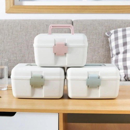 Emergency Kit First Aid Medicine Chest Holder Handle Storage Box Case Container 1