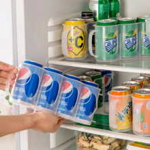 Kitchen Accessories Coke Drink Can Space-saving Cans Finishing Frame 4 Storage Box Refrigerator Storage Box Gadget