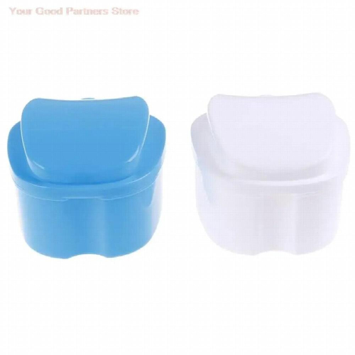 1PC Cleaning teeth Case Dental False Teeth Storage Box Container Denture Boxs 2