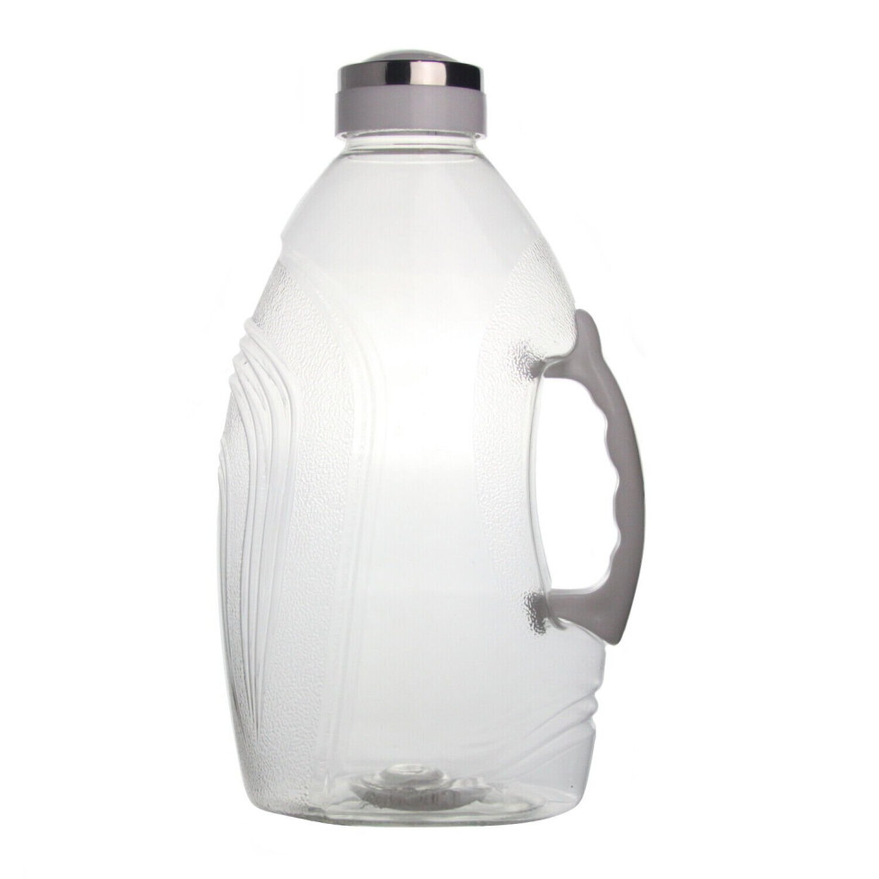 (White) Slim Plastic Fridge Door With Handle Jug 1.3L