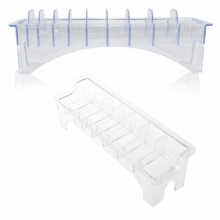 Universal 8/10 Grid Base Hair Clipper Limit Comb Storage Box Caliper Case Guide G32D