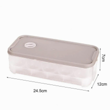 Useful Food Preservation Box Hygienic Egg Holder Protective Easy to Clean Refrigerator Egg Storage Box with Cover