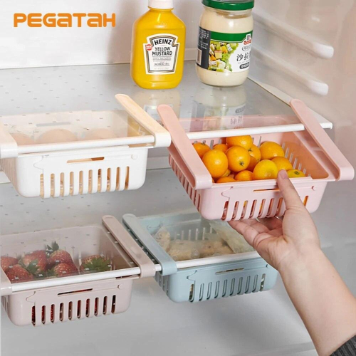 Fridge Organizer Storage Box Refrigerator Drawer Plastic Storage Container Shelf Fruit Egg Food Storage Box Kitchen Accessories 1