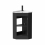 Alpine Black Single Door Corner Vanity Unit 585mm 5