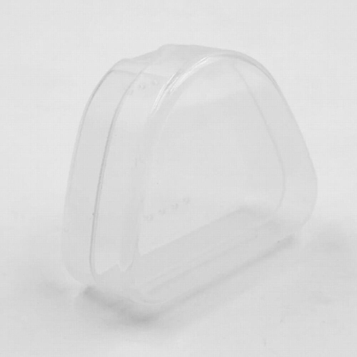 Plastic Dental Storage Container False Tooth Denture Box Case for Tooth Retainer Red Denture Case Storage Organizer