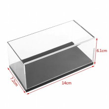 Scale 1:43 Transparent Acrylic Hard Cover Show Case Clear Display Box for Car Model Figure Collectible Dustproof Storage Box
