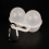 Egg Storage Box Egg Holders 2 Grids Egg Storage Container Plastic Egg Dispenser Holders for Case with Fixed Handle B03D 3