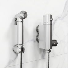 AICA Thermostatic Mixer Shower Bidets Toilet Valve Handheld Douche Kit
