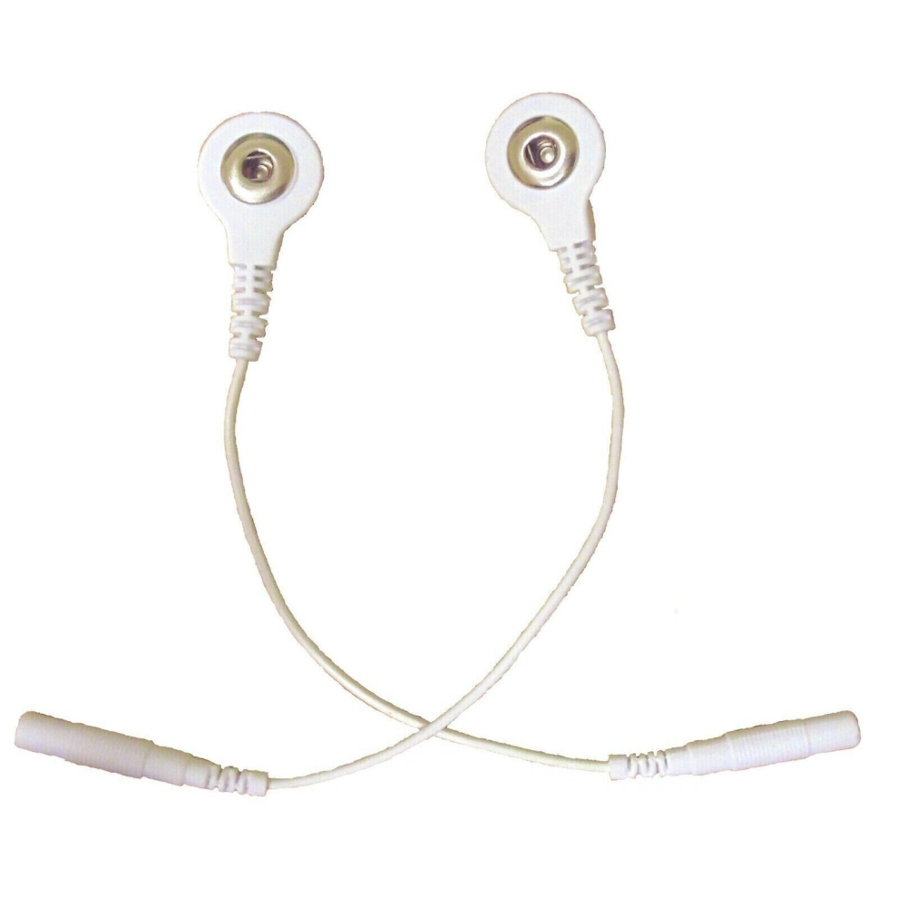 White Stud Lead Adaptors For Tens/Ems Machines