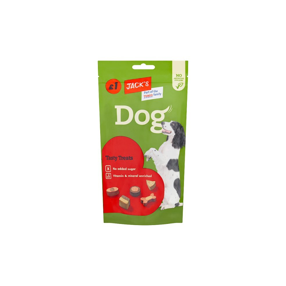 Jack's Dog Tasty Treats 100g (Case of 12, 12 x 100g)