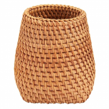 AT69 -Rattan Chopsticks Tube Shovel Spoons Bucket Dinner Knives Forks Tableware Storage Box Home Storage Baskets Organizer