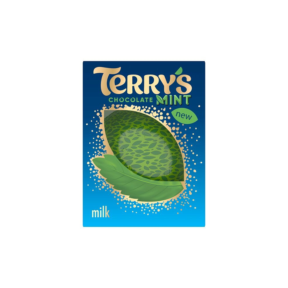 Terry's Chocolate Mint Milk 145g (Case of 12, 12 x 145g)