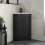 Alpine Black Double Door Corner Vanity Unit 585mm 2