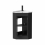 Alpine Black Double Door Corner Vanity Unit 585mm 5
