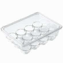Egg Carton With Lid Safe And Durable 14 Grid Egg Storage Box Easy To Use Home Transparent Egg Storage Container