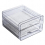 Kitchen Fridge Drawer Organizer Organizer Bins Organization Stackable Storage Bins for Refrigerator, Cupboard Cabinet, Kitchen, 4