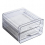 Kitchen Fridge Drawer Organizer Organizer Bins Organization Stackable Storage Bins for Refrigerator, Cupboard Cabinet, Kitchen, 6