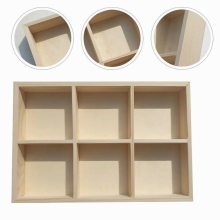 Box Pigment Wooden Storage Painting Container Organizer Holder Empty Stickcase Tool Cabinetparts Model Bottle Ink Rack