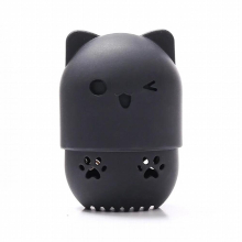 1Pcs Kitten Silicone Powder Puff Drying Holder Egg Stand Beauty Pad Makeup Sponge Display Rack Cosmetic Blender Case Puff Holder