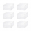 6x Transparent Shoe Storage Box Stackable with Lids Universal Stable Container for Sorting Boot & Shoe Sandals 6