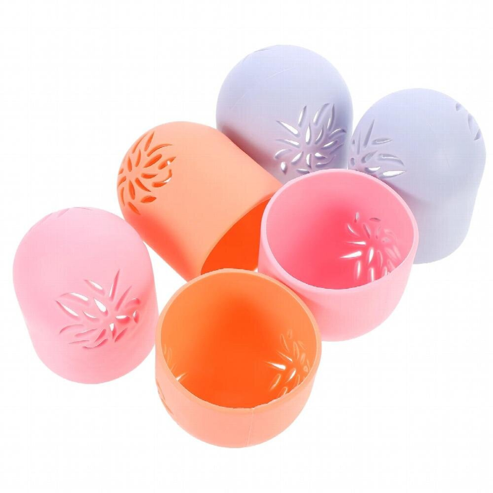 Sponge Case Makeup Blender Holder Boxpuffdrying Beauty Travel Rack Egg Carrying Container Loose Shelf Silicone Stand Casesmake