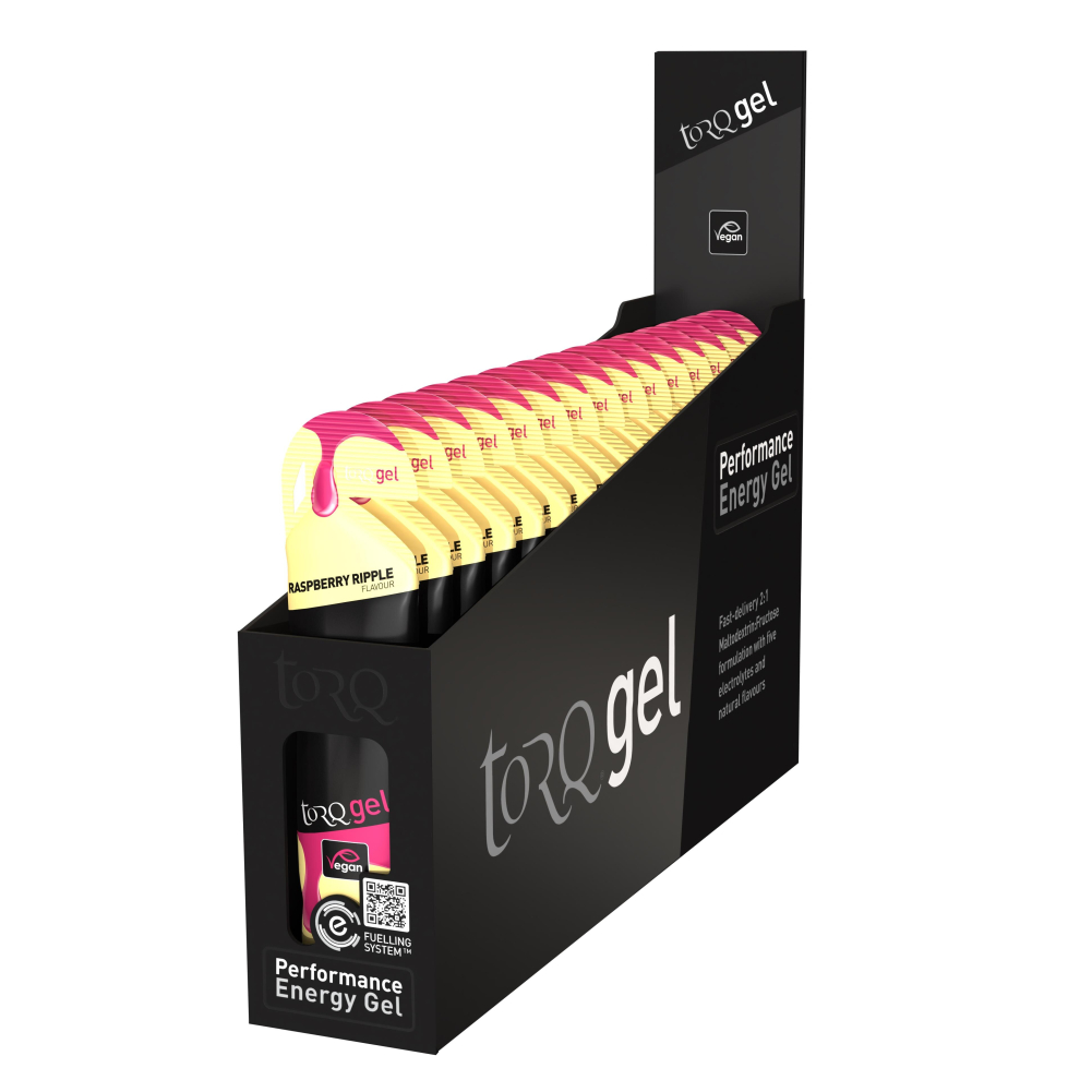 Torq Energy Gel Raspberry Ripple - 45 G - Pack Of 15
