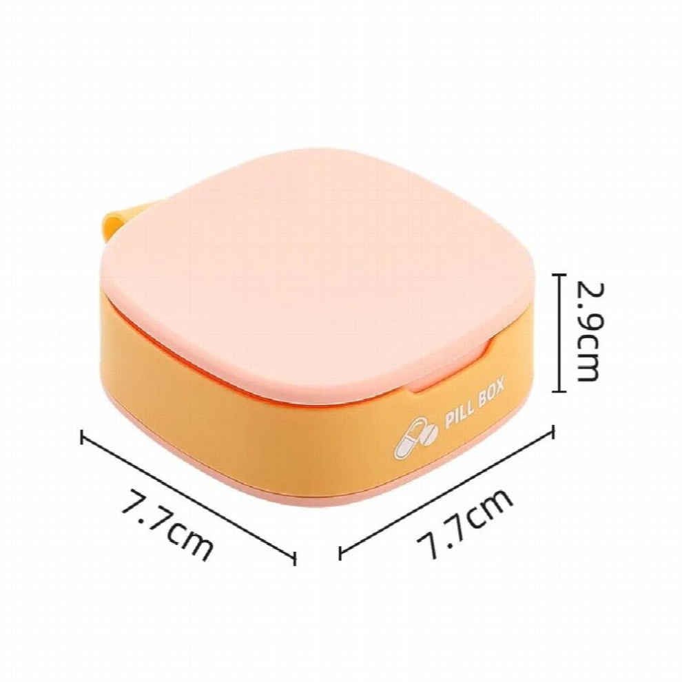 Multicoloured Travel Medicine Box Portable Sealed Silicone Medicine Box Mini Subpackage Medicine Box Plastic Silicone Medicine Storage Box
