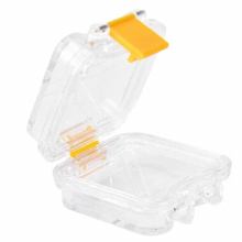 Lab Supply 50Pcs Plastic Denture Tooth Box With Film Denture Storage Box Membrane Tooth Box